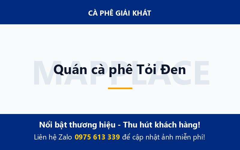 Quán cà phê Tỏi Đen