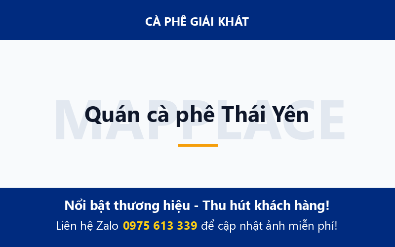Quán cà phê Thái Yên