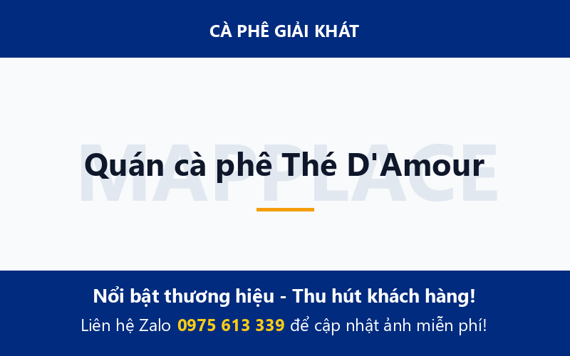 Quán cà phê Thé D'Amour