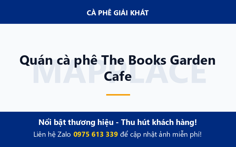 Quán cà phê The Books Garden Cafe