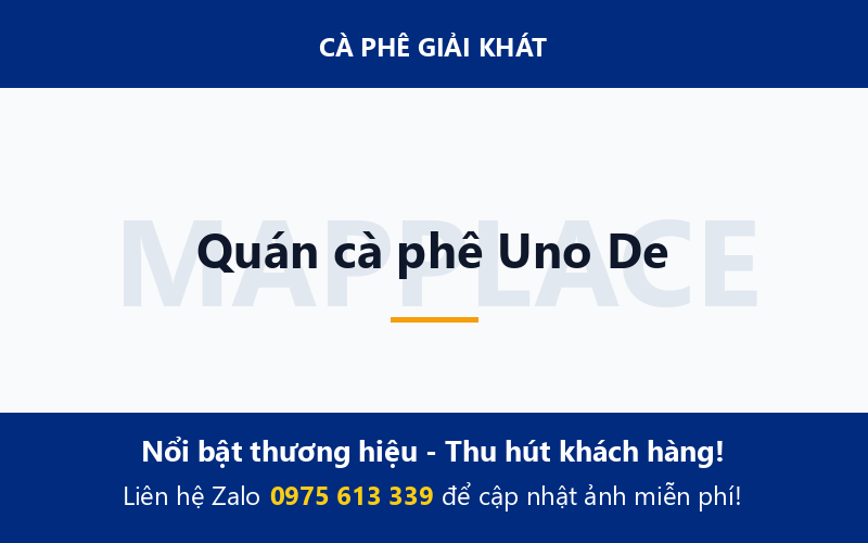 Quán cà phê Uno De