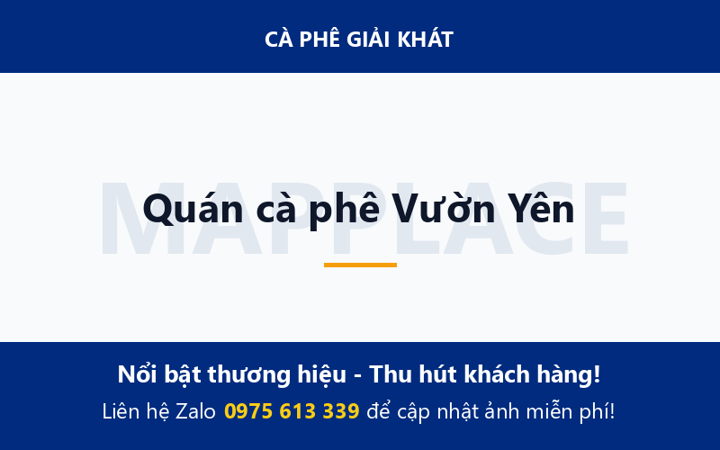 Quán cà phê Vườn Yên