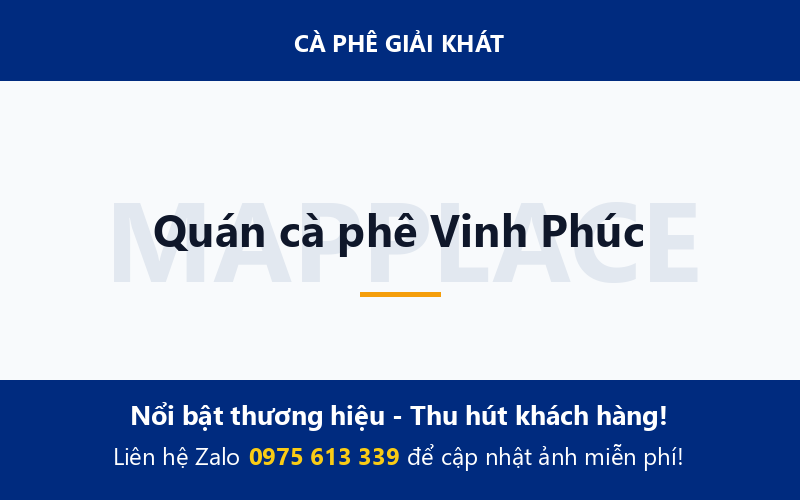 Quán cà phê Vinh Phúc