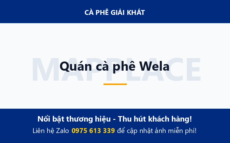 Quán cà phê Wela
