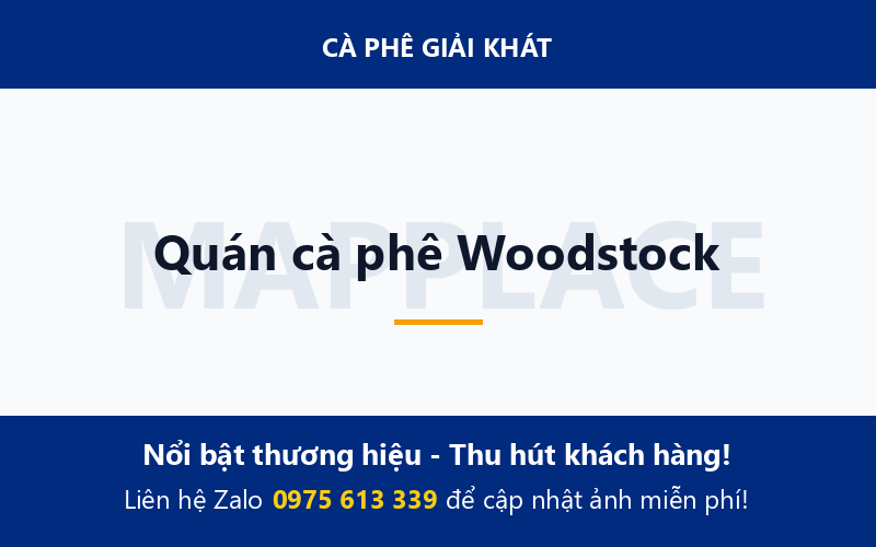 Quán cà phê Woodstock
