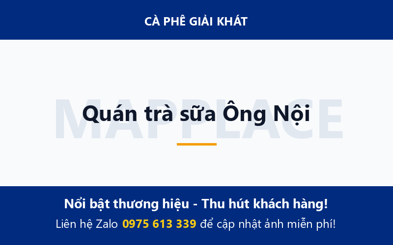 Quán trà sữa Ông Nội