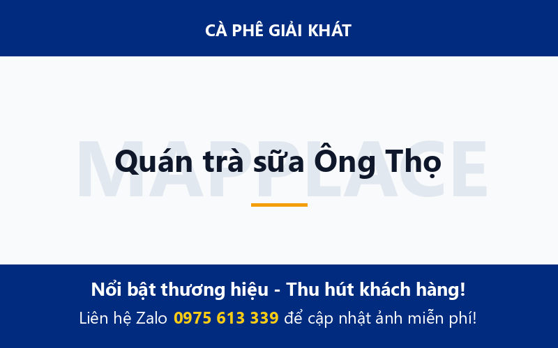 Quán trà sữa Ông Thọ