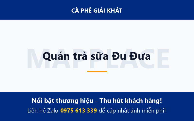 Quán trà sữa Đu Đưa
