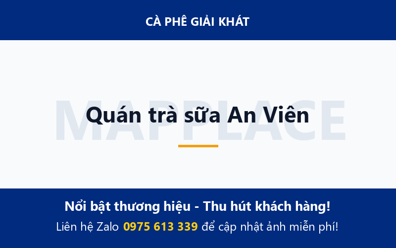 Quán trà sữa An Viên