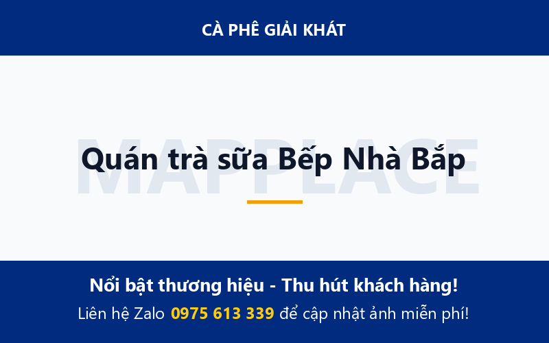 Quán trà sữa Bếp Nhà Bắp