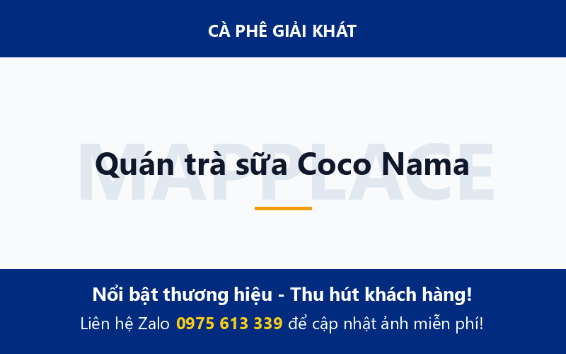 Quán trà sữa Coco Nama
