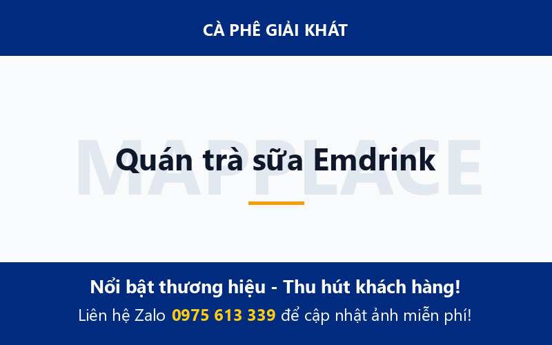 Quán trà sữa Emdrink