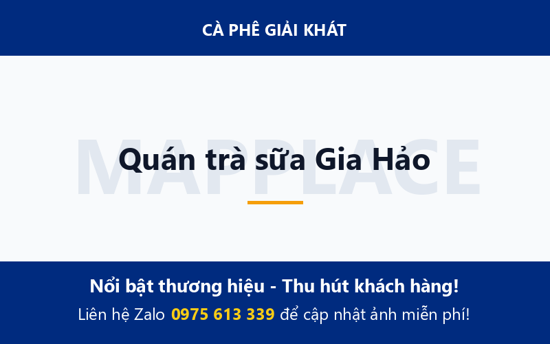 Quán trà sữa Gia Hảo