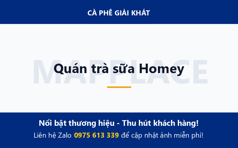Quán trà sữa Homey