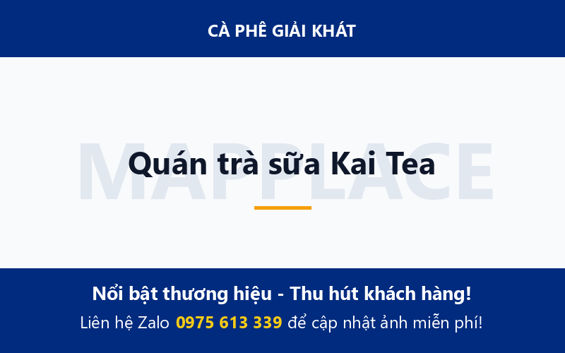 Quán trà sữa Kai Tea