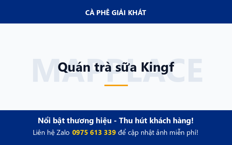 Quán trà sữa Kingf