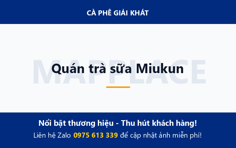 Quán trà sữa Miukun