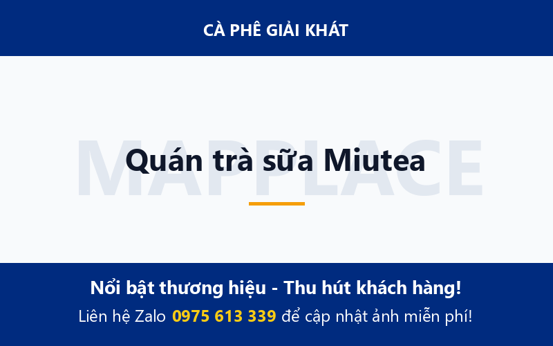 Quán trà sữa Miutea