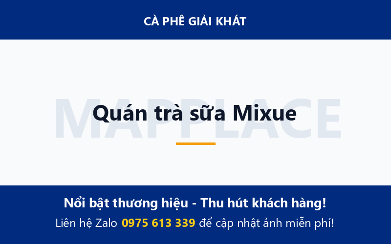 Quán trà sữa Mixue