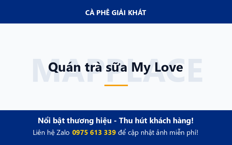 Quán trà sữa My Love