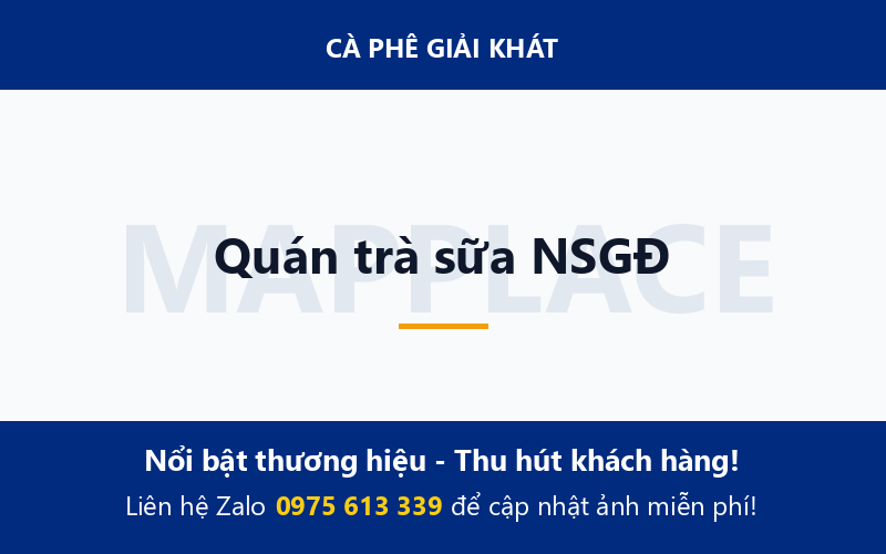 Quán trà sữa NSGĐ