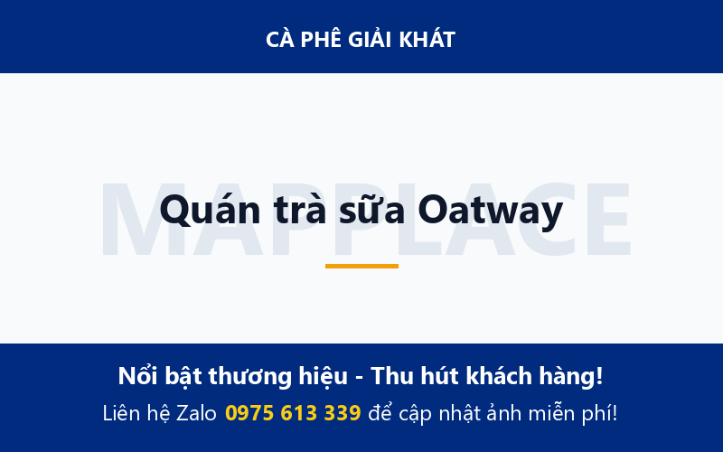 Quán trà sữa Oatway