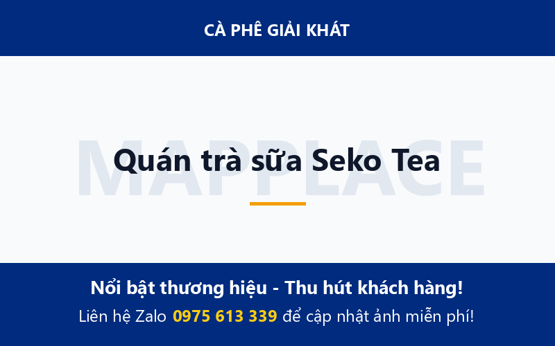 Quán trà sữa Seko Tea