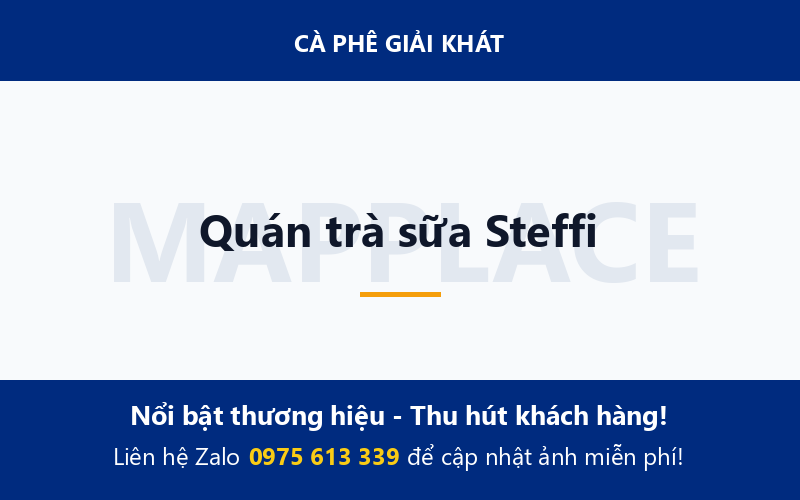 Quán trà sữa Steffi