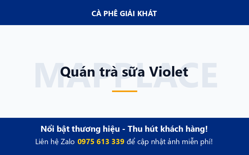 Quán trà sữa Violet