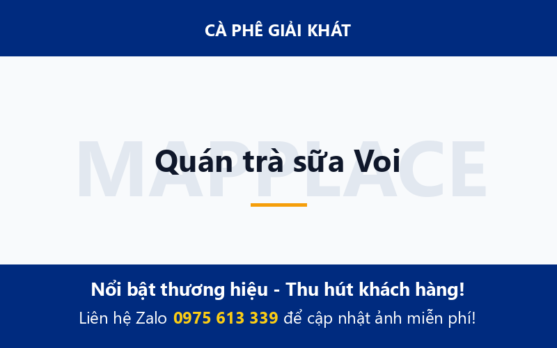 Quán trà sữa Voi