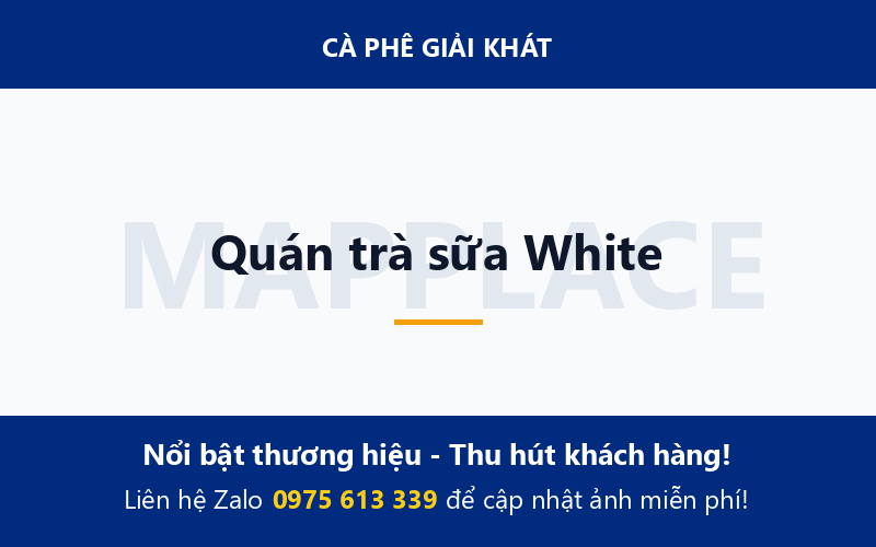 Quán trà sữa White