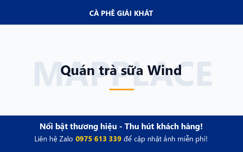 Quán trà sữa Wind