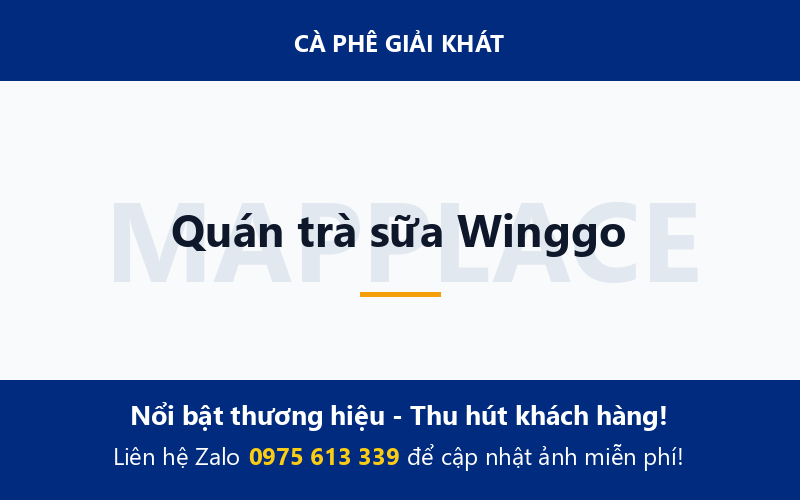 Quán trà sữa Winggo