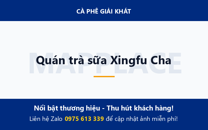 Quán trà sữa Xingfu Cha