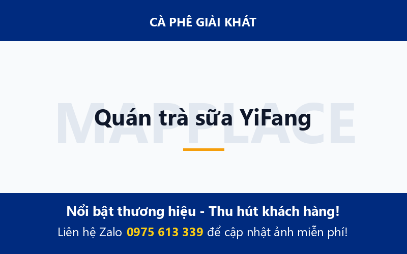 Quán trà sữa YiFang