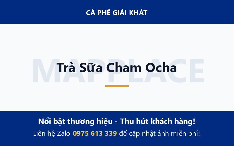 Trà Sữa Cham Ocha
