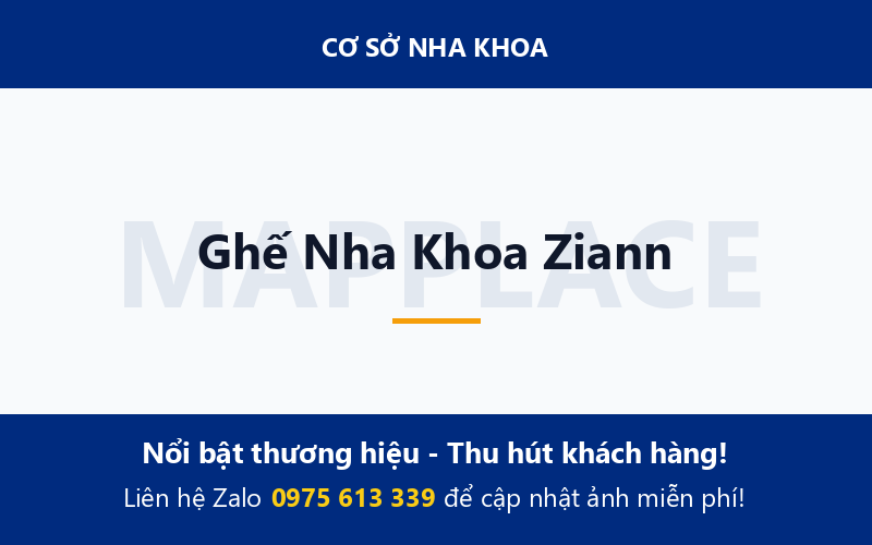 Ghế Nha Khoa Ziann