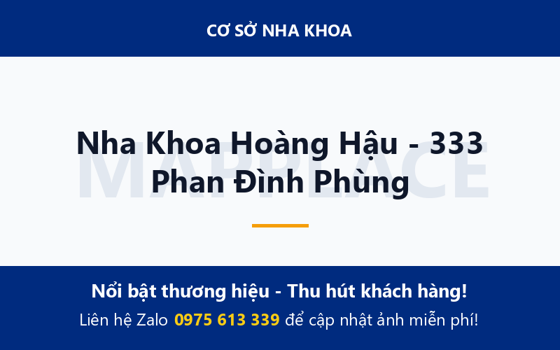 Nha Khoa Hoàng Hậu - 333 Phan Đình Phùng
