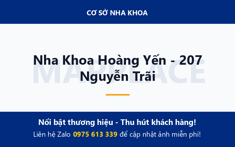 Nha Khoa Hoàng Yến - 207 Nguyễn Trãi