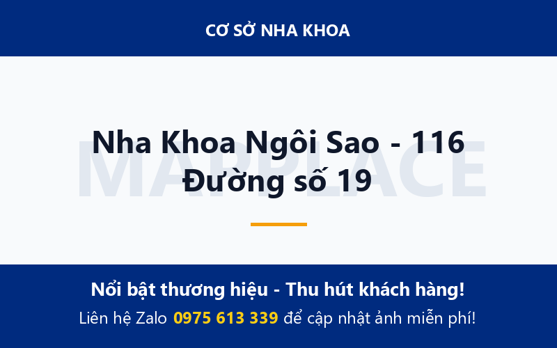 Nha Khoa Ngôi Sao - 116 Đường số 19