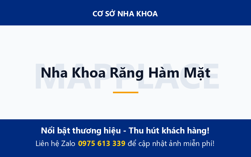 Nha Khoa Răng Hàm Mặt