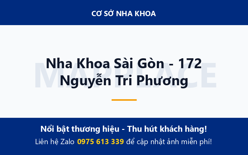Nha Khoa Sài Gòn - 172 Nguyễn Tri Phương