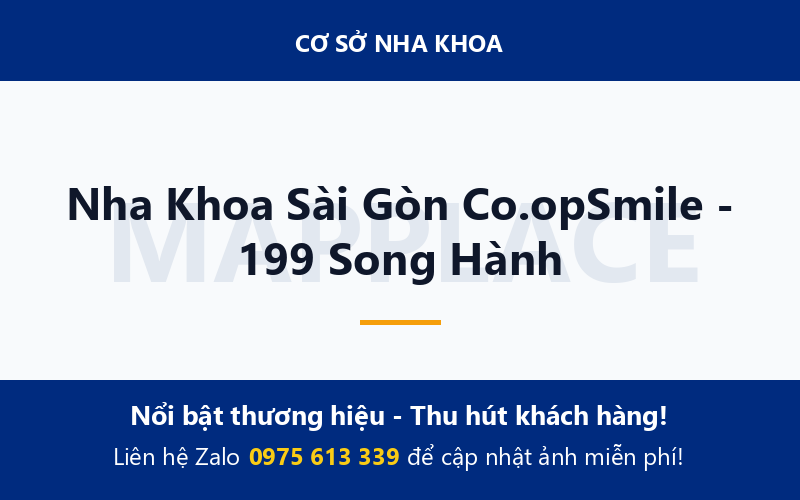 Nha Khoa Sài Gòn Co.opSmile - 199 Song Hành