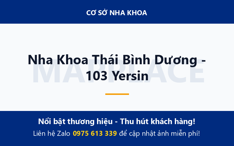 Nha Khoa Thái Bình Dương - 103 Yersin