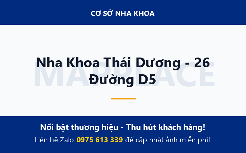 Nha Khoa Thái Dương - 26 Đường D5
