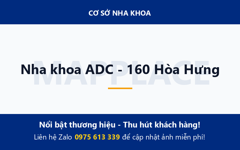 Nha khoa ADC - 160 Hòa Hưng
