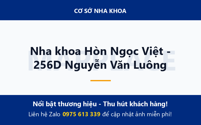 Nha khoa Hòn Ngọc Việt - 256D Nguyễn Văn Luông
