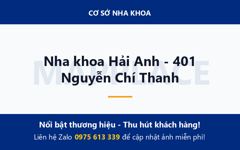 Nha khoa Hải Anh - 401 Nguyễn Chí Thanh