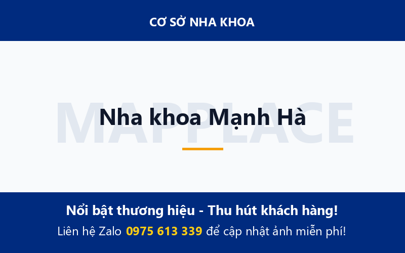 Nha khoa Mạnh Hà
