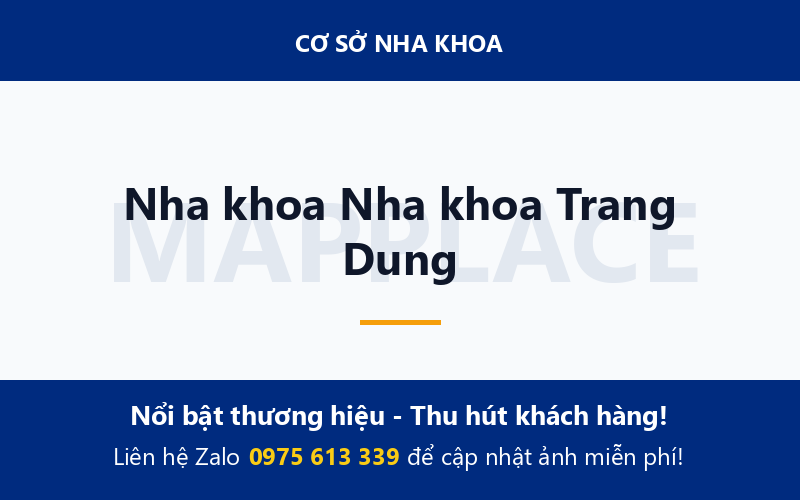 Nha khoa Nha khoa Trang Dung